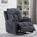 Fauteuil inclinable massant et canapé individuel manuel avec télécommande