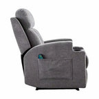 Fauteuil inclinable massant et canapé individuel manuel avec télécommande