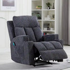 Fauteuil inclinable massant et canapé individuel manuel avec télécommande