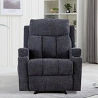 Fauteuil inclinable massant et canapé individuel manuel avec télécommande