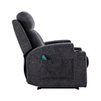 Fauteuil inclinable massant et canapé individuel manuel avec télécommande