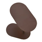 Table d'appoint réglable en C 50,8 cm (L) x 27,9 cm (l) x 63,5-81,3 cm (H), acier thermolaqué, à glisser sous le canapé et le lit