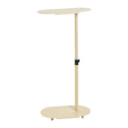 Table d'appoint réglable en C 50,8 cm (L) x 27,9 cm (l) x 63,5-81,3 cm (H), acier thermolaqué, à glisser sous le canapé et le lit