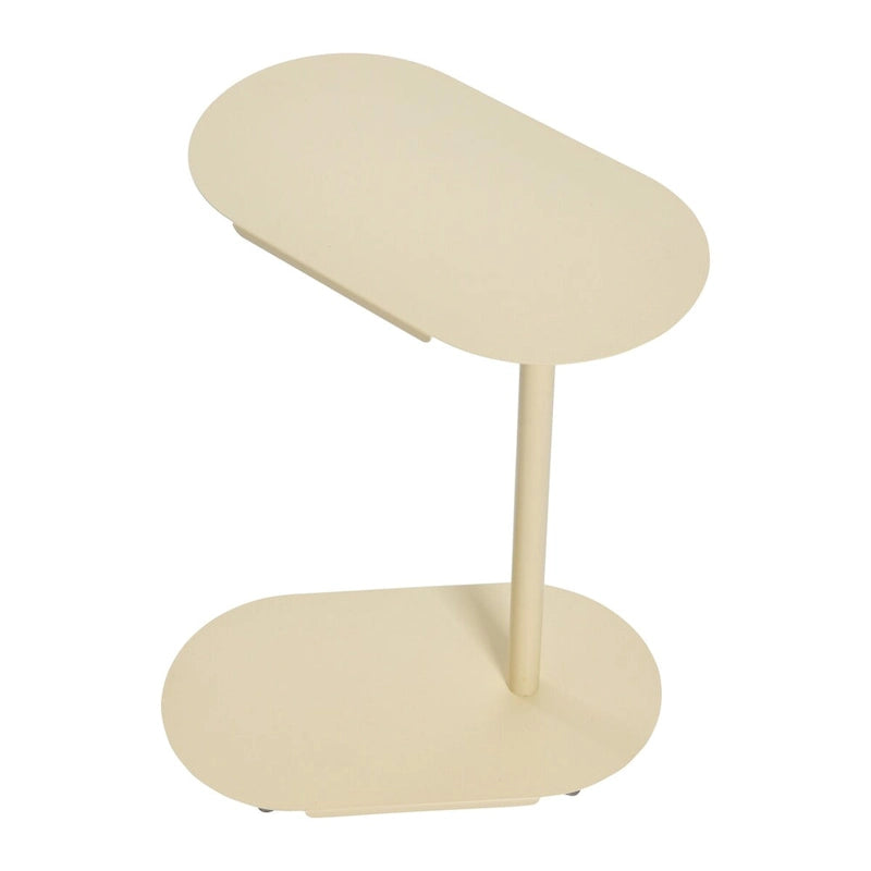Table d'appoint réglable en C 50,8 cm (L) x 27,9 cm (l) x 63,5-81,3 cm (H), acier thermolaqué, à glisser sous le canapé et le lit
