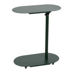 Table d'appoint réglable en C 50,8 cm (L) x 27,9 cm (l) x 63,5-81,3 cm (H), acier thermolaqué, à glisser sous le canapé et le lit