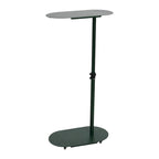Table d'appoint réglable en C 50,8 cm (L) x 27,9 cm (l) x 63,5-81,3 cm (H), acier thermolaqué, à glisser sous le canapé et le lit