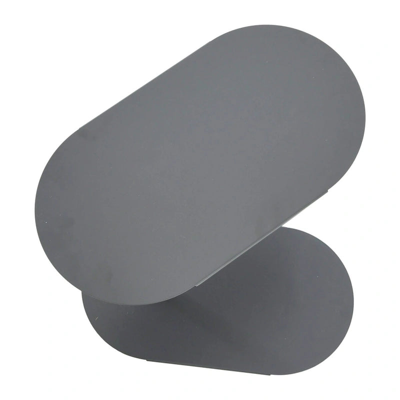 Table d'appoint réglable en C 50,8 cm (L) x 27,9 cm (l) x 63,5-81,3 cm (H), acier thermolaqué, à glisser sous le canapé et le lit