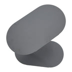 Table d'appoint réglable en C 50,8 cm (L) x 27,9 cm (l) x 63,5-81,3 cm (H), acier thermolaqué, à glisser sous le canapé et le lit