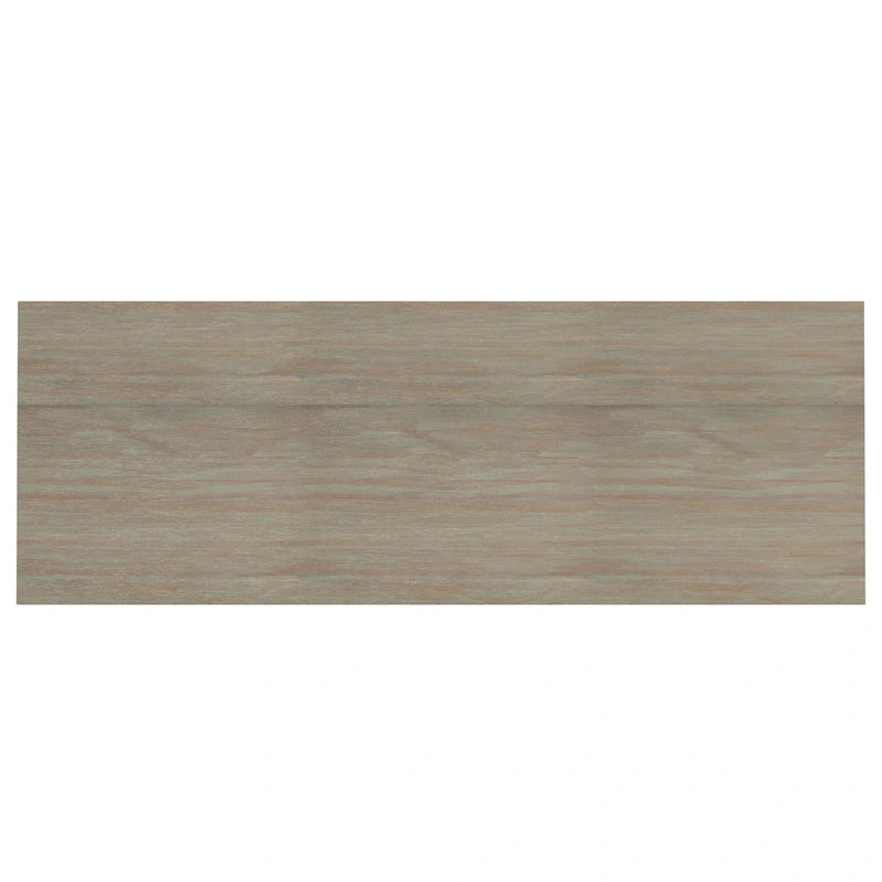 Bureau d'écriture et d'ordinateur en bois massif de 137 cm, tablette coulissante pour clavier, 2 tiroirs, style de transition
